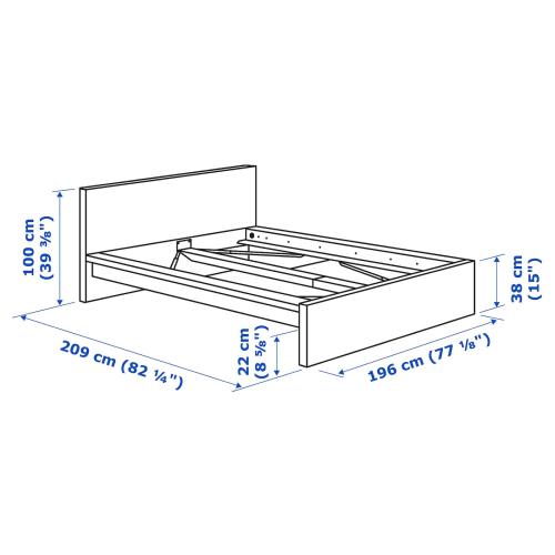 Ikea queen size mattress hotsell measurements